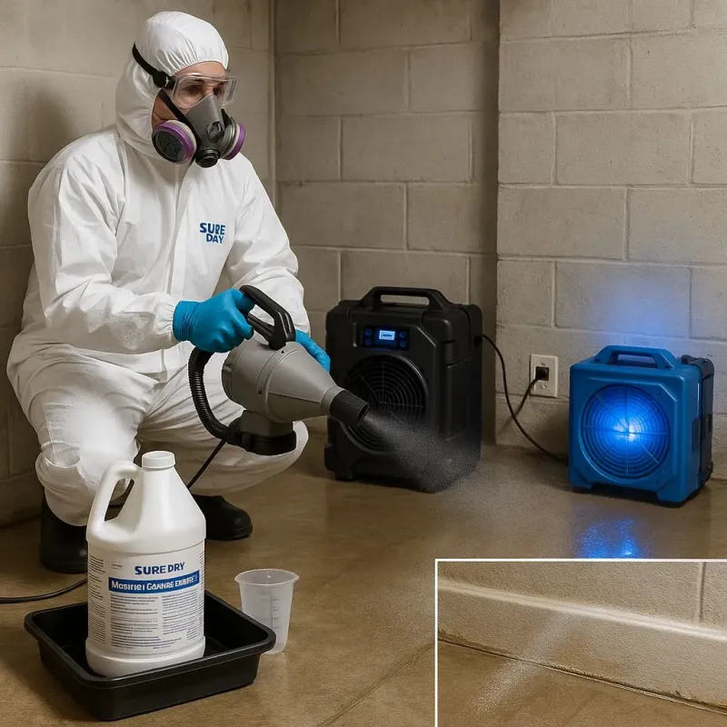 Sanitization and Odor Removal process in Flushing, MI